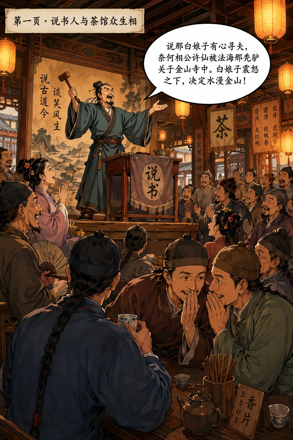 第一页分镜生成与风格锁定