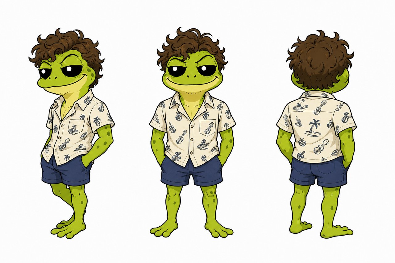 真实演员照片入场,二哥 Lip 和蛙爸重做