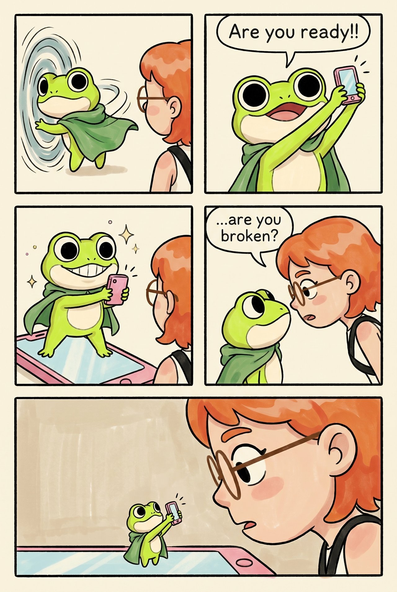 形象确认，正式开始连载：前三幕宫格漫画首发