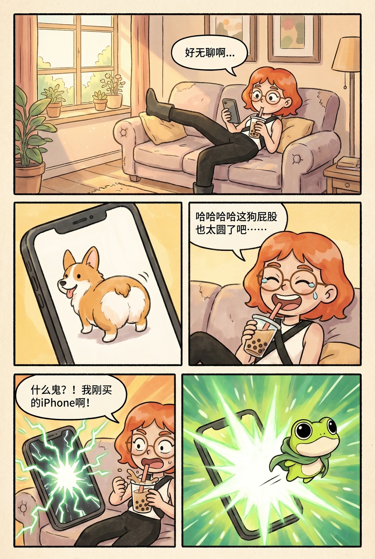 形象确认，正式开始连载：前三幕宫格漫画首发