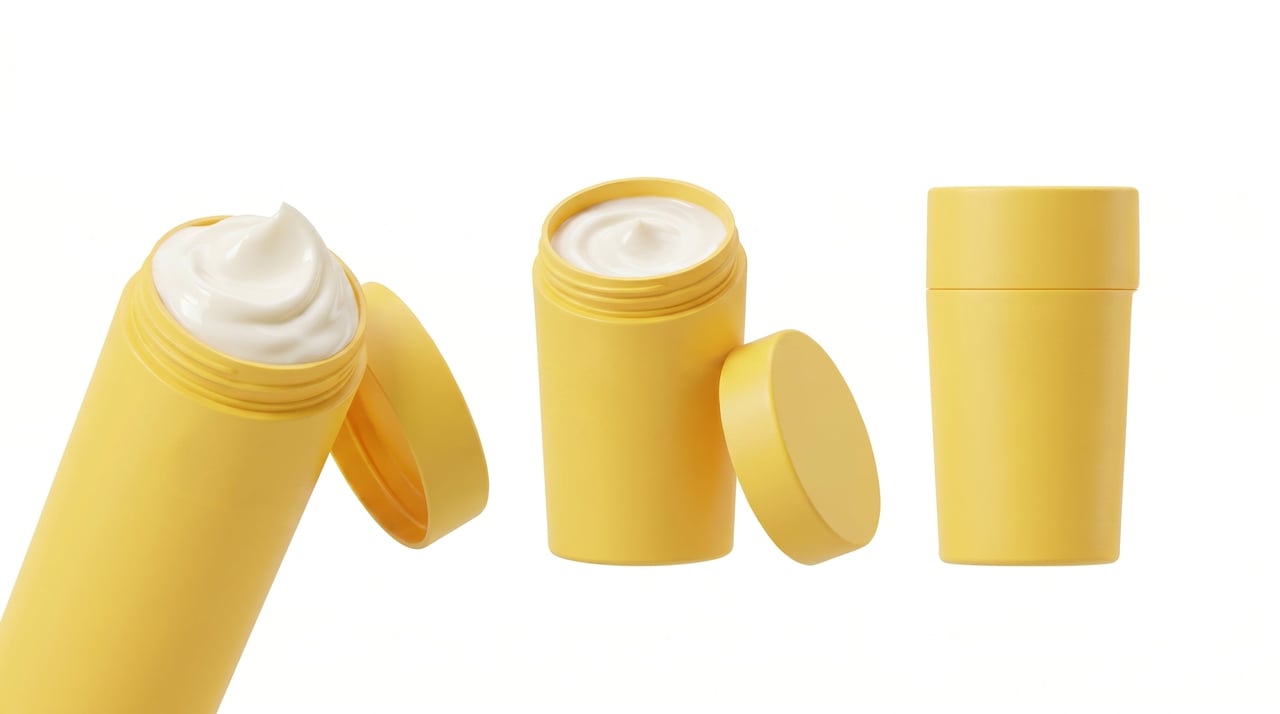 No Brand Yellow Cream Three Views