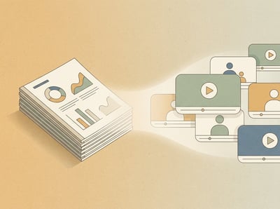 Convert corporate training materials