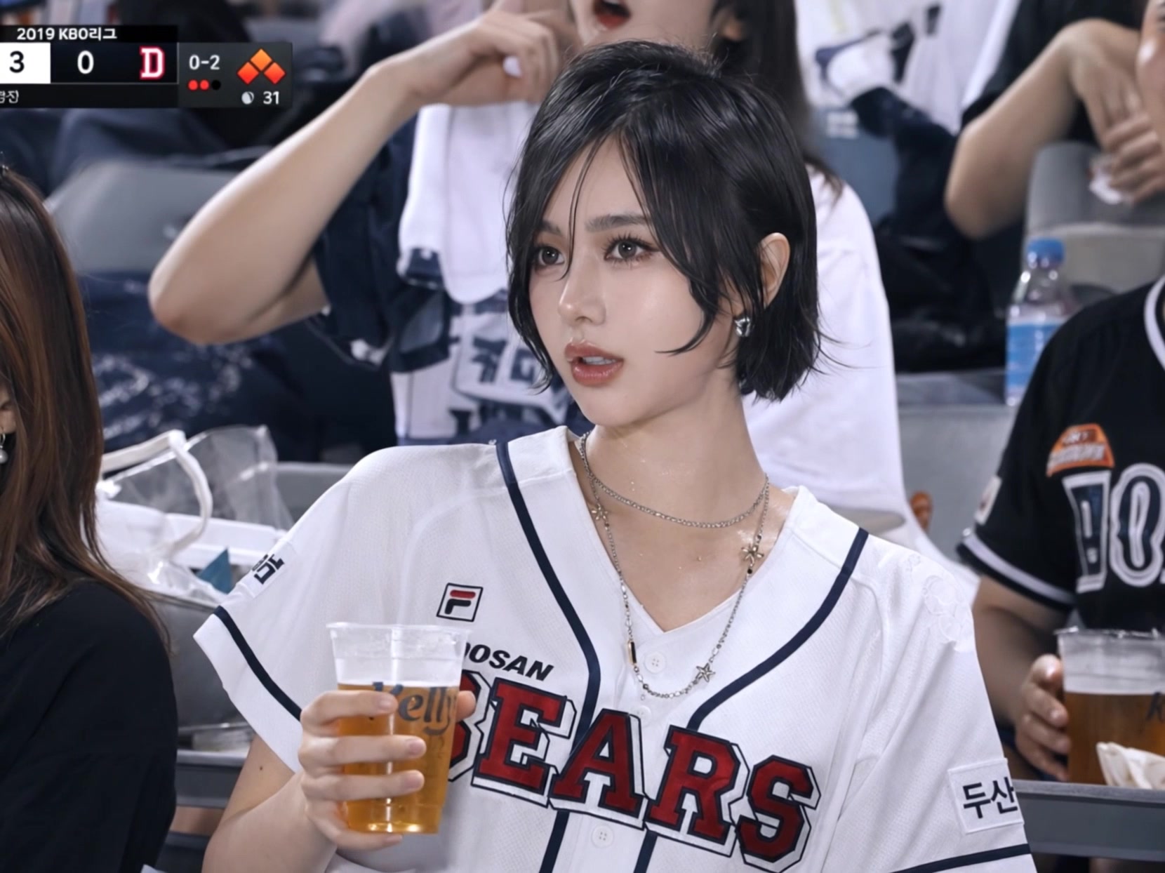 KBO Fan Cam 黑发五段 15s