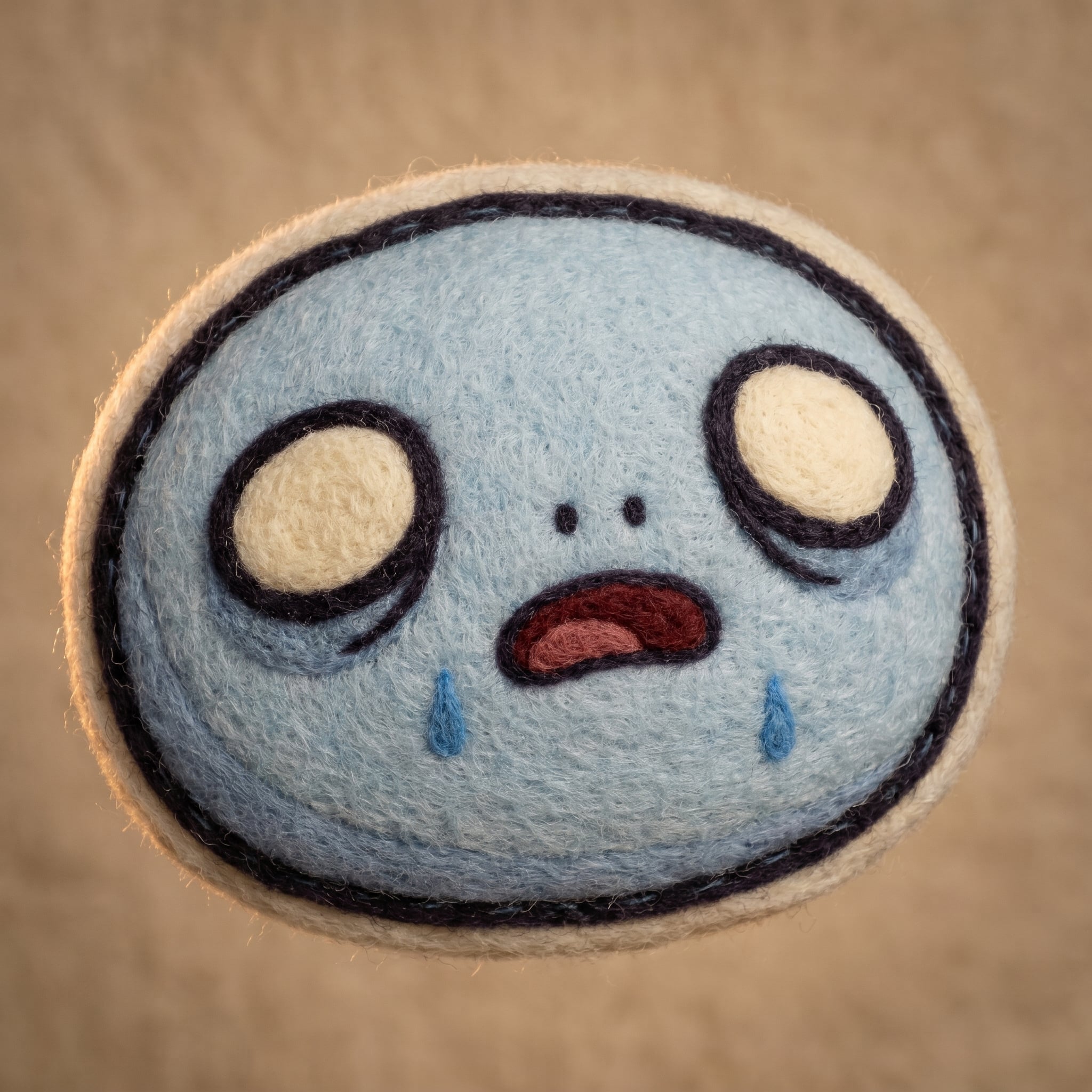 毛毡版蓝色blob角色
